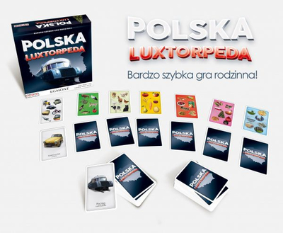 Lojë tavoline Egmont Luxtorpeda Polish, familjare, edukative, shumëngjyrëshe