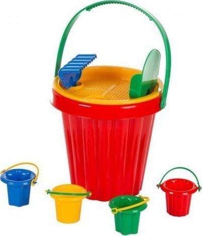 Set rëre Macyszyn Toys, me kovë, shumëngjyrësh