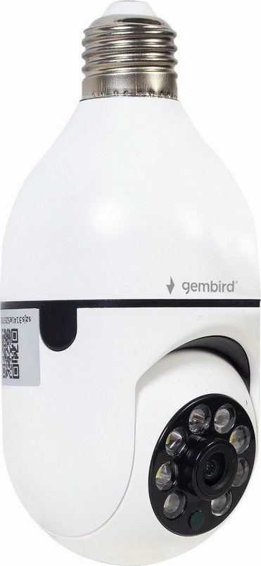 Kamerë IP Gembird TSL-CAM-WRHD-01, Full HD 1080p, Wi-Fi LAN, e bardhë