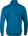 Bluzë sportive për burra Salewa Sena, me jake të lartë, material flis, blu