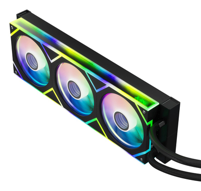 Ftohës uji CPU XPG Levante II 360, radiator 360 mm, RGB, i zi