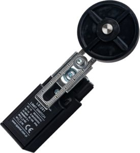 Çelës fundor Spamel LK291, 1NO 1NC, plunger me rrotull, plastik