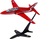 Set modelimi Airfix Red Arrows Hawk Starter Set, avion lodër, shumëngjyrësh