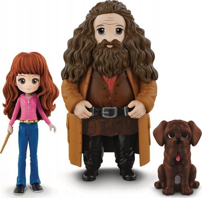 Set kukllash Spin Master Wizarding World, Hermione edhe Hagrid, 2 copë, shumëngjyrëshe