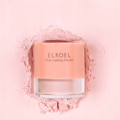Pudër ndriçuese Elroel Illuminating Powder, 7.7 g, rozë perlë