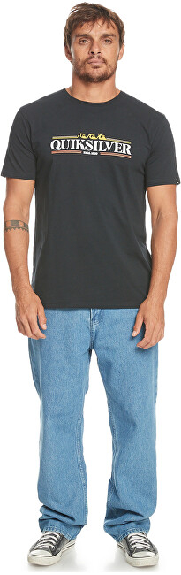 Miacë Quicksilver Gradient Line Regular Fit, e zezë