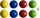 Set topash druni Lucio Londero Boule Petanque, 8 copë, diametër 75 mm, me ngjyra