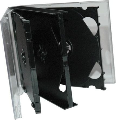Kuti për CD DVD MediaRange, kapacitet 6 disqe, e zezë