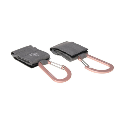 Grepa karroce Lässig Casual, me karabiner, set 2 copë, të zinj