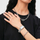Orë dore për femra Daniel Wellington Bound 35x24, e argjendtë