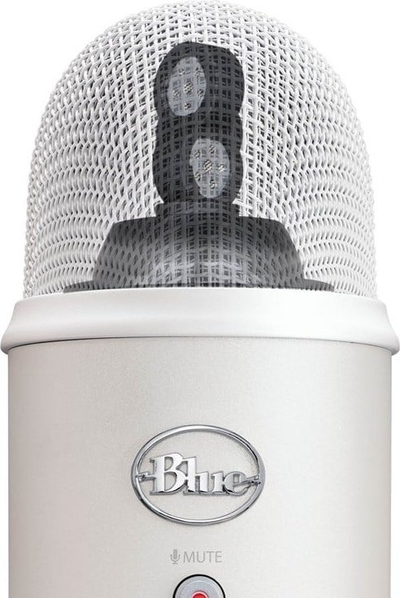 Mikrofon Blue Yeti USB, regjistrim profesional, White Mist, i bardhë