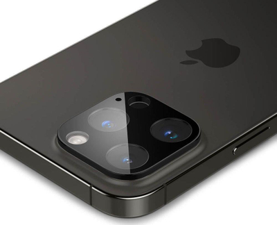 Mbrojtëse kamerë Spigen Optik.TR, 2 copa, për iPhone 14 Pro 14 Pro Max, e zezë