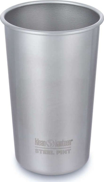 Сет челични чаши Klean Kanteen, 473 ml, 4 парчиња, сребрени