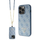 Kuti mbrojtëse Guess GUHCP15LP4TDSCPB për iPhone 15 Pro, hardcase Crossbody, blu