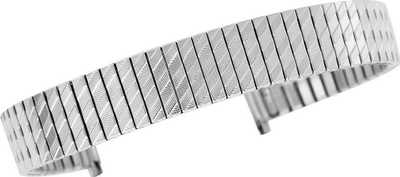Rrip ore KEMER Belt Bracelet 130S, elastik 12 deri 16 mm, ngjyrë argjendtë