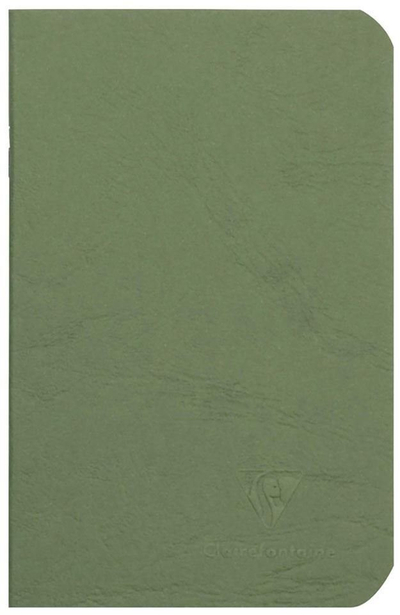 Fletore Clairefontaine Age Bag, 9x14 cm, kapak i fortë, jeshile