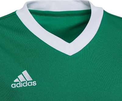 Fanellë futbolli adidas Entrada 22 Jersey Jr HI2126, poliester i ricikluar, teknologji Aeroready, e bardhë