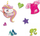 Plastelinë Barbie Glitter Dough, 100g, me shkëlqim, lejla