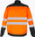 Bluzë pune High Visibility WH220, reflektuese, masa M, portokalli