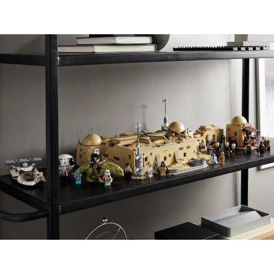 Lodër ndërtimi LEGO Star Wars Mos Eisley Cantina 75290, set koleksionistësh, shumëpjesësh, shumëngjyrëshe
