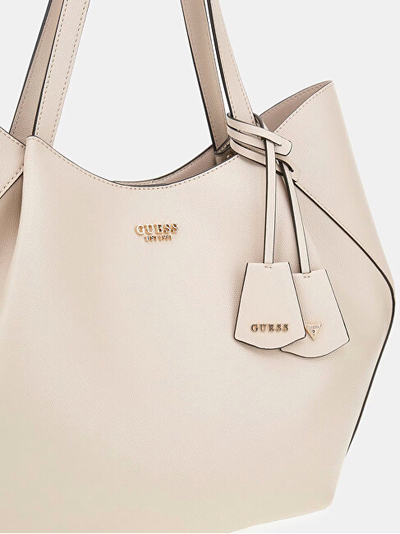 Çantë krahu për femra Guess mGU3752, bezhë