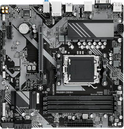 Pllakë amë GIGABYTE A620M DS3H, AM5, mATX