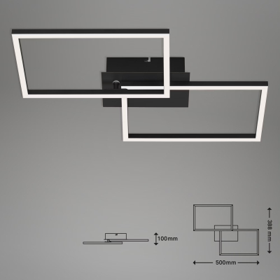 Ndriçues Briloner Led 50 cm, 2x15W, 1650 lm, i zi