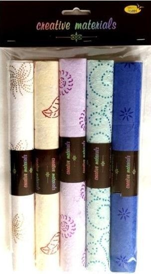 Letër dekorative Protos Bricolage, punim artizanal, 25x35cm, 100g/m², set me 5 fletë