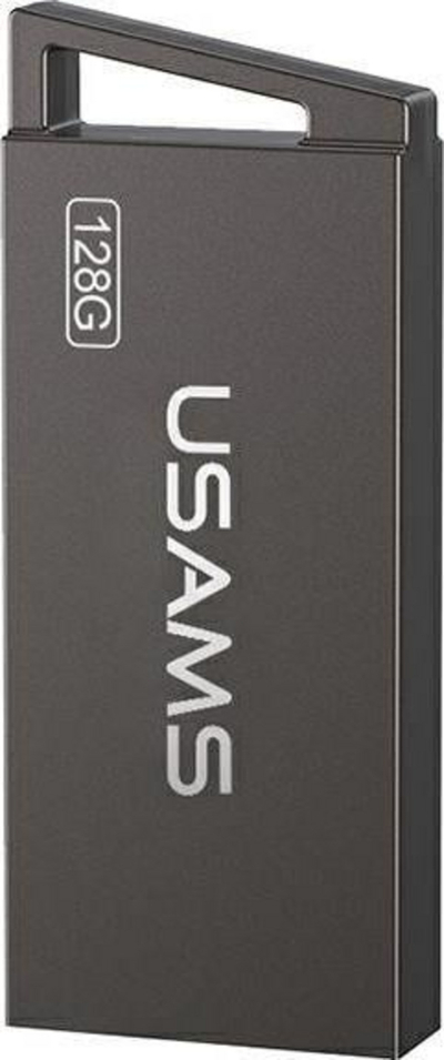 USB flash USAMS ZB208UP01, 128GB, USB 2.0, gri
