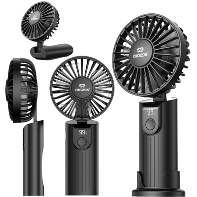 Ventilator pa kabëll Mozos F30, bateri 2400 mAh, USB C, i bardhë