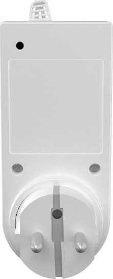 Termostat prizë EOB TS 05, kontroll temperature, ekran LCD, i bardhë