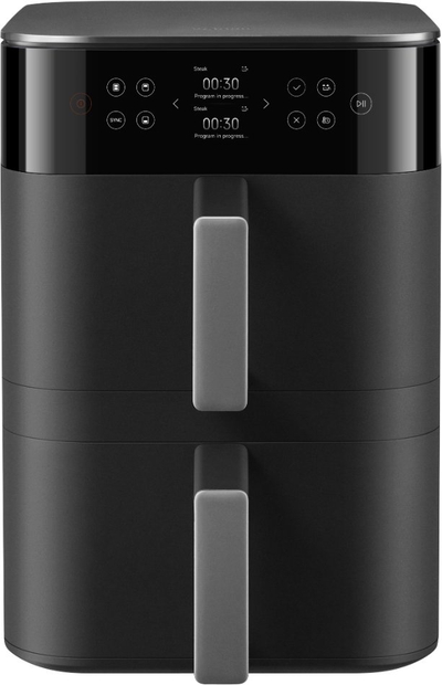 Fritezë ajri Xiaomi Smart Double Stack, 12L, 14 programe, e zezë