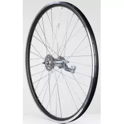 Rrotë e pasme biçiklete Velosteel RBN, 26", DoubleWall, e zezë