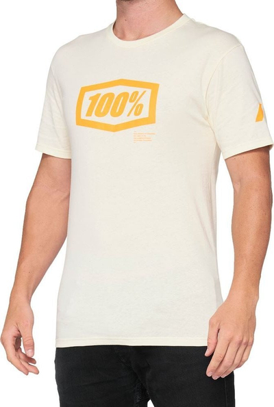 Bluza 100% Essential, me mëngë të shkurtra, madhësia M, e verdhë