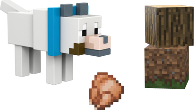 Figurë loje Educa Borras Minecraft, 8 cm, me nyje që lëvizin, shumëngjyrëshe
