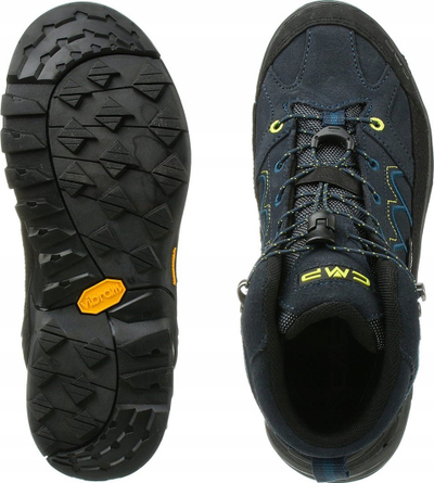 Планинарски обувки за деца CMP Moon Mid WP Kids JR 31Q4794, водоотпорни, темно сина