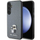 Kllëf telefoni Karl Lagerfeld Saffiano Karl &amp; Choupette për Samsung Galaxy S24+, gri