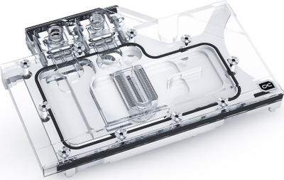 Bllok uji Alphacool Eisblock Aurora Acrylic GPX, për RTX 3070 Ti Founders Edition, RGB, i zi transparent