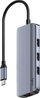 Hub USB Cudy 6 in 1, HDMI 4K 60Hz, Gigabit Ethernet, gri