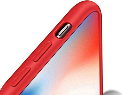Mbështjellëse silikoni për iPhone X, XS, e kaltër
