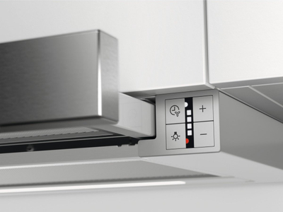 Aspirator i integrum AEG DPE5660M, teleskopik 60 cm, me dritë LED, inox
