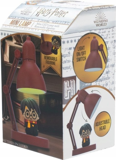 Llampë tavoline Harry Potter Mini, LED, me figurë që hiqet, e kuqe