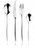 Set lugë pirunë thika Eternum Adagio, 24 copë, HoReCa Belgique, argjendtë