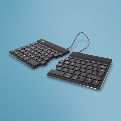 Tastierë R-GO Tools, wireless, UK, e zezë