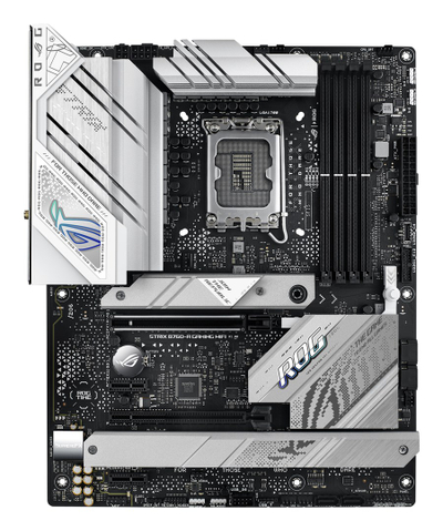 Pllakë amë Asus ROG STRIX B760-A GAMING WIFI, DDR5, WiFi 6E, e bardhë