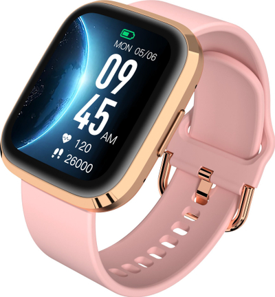 Ora inteligjente Garett GRC Style, ekran 1.72" IPS HD, Bluetooth, rozë