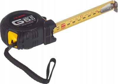 Metër Tajima G-Lock, 5m 25mm, çelik, verdh e zi