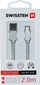 Kabllo USB Swissten Data Cable, USB A me micro USB, 2 metra, e bardhë