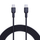 Kabllo Aukey, USB C / USB C, 1 m, e zezë