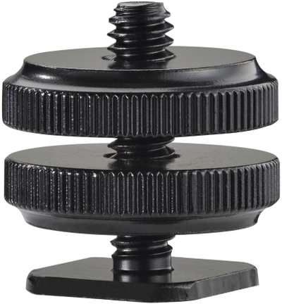 Adapter për blic Novoflex, hot shoe me filetë 1/4", i zi